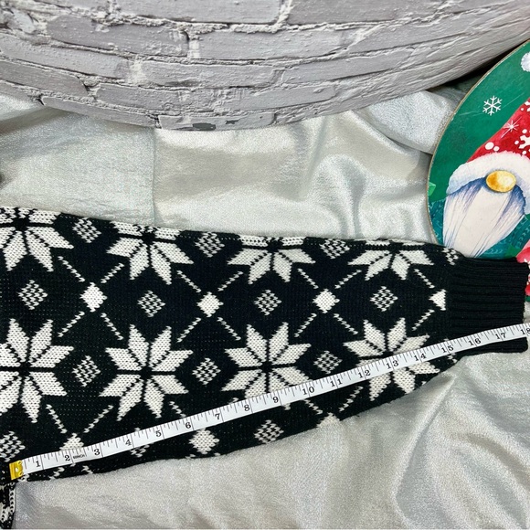 Snowflake Winter Grannycore Vintage 1980s Sweater - HEIDI size M - Picture 8 of 9